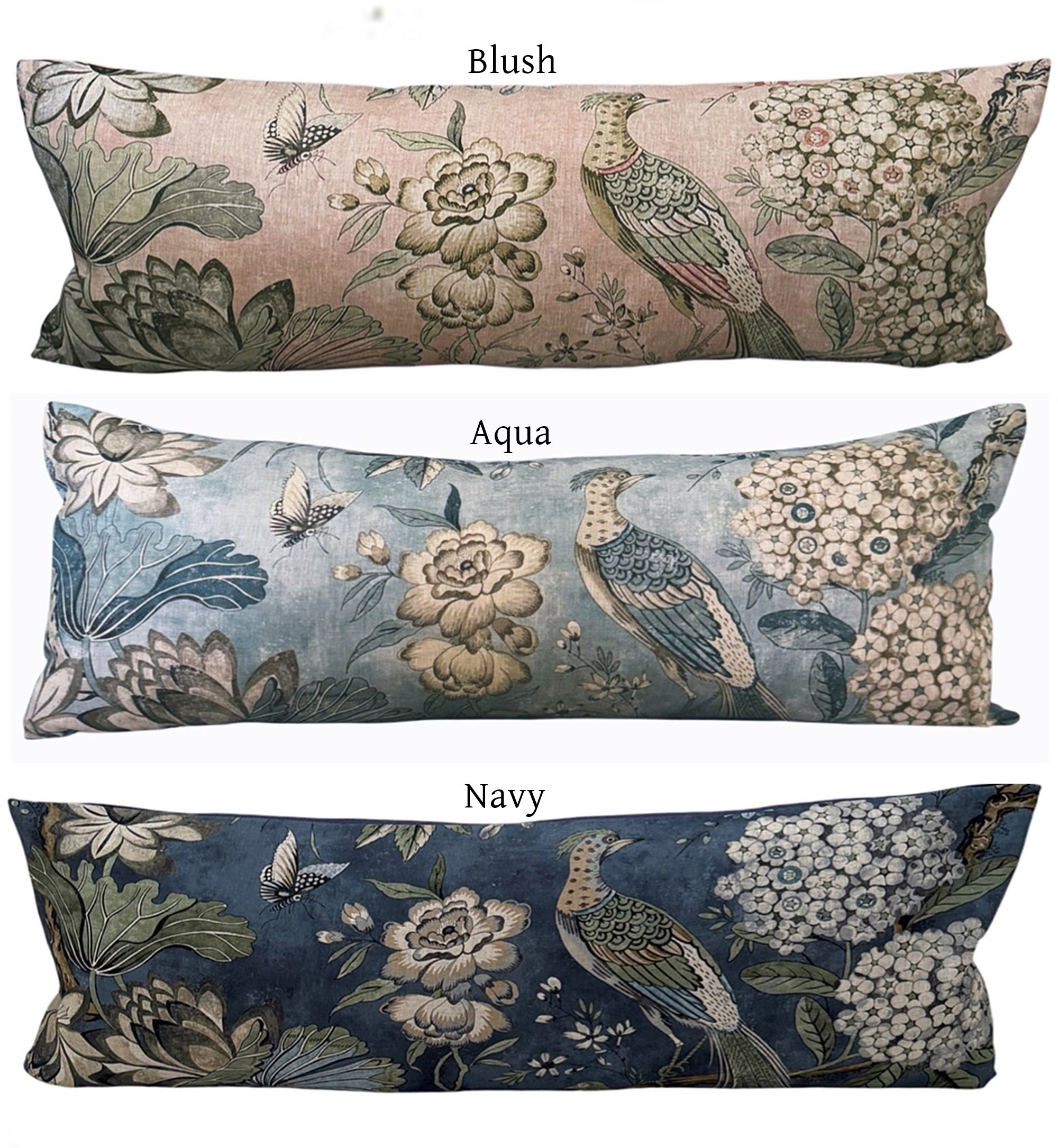 Villeneuve Navy Pillow Cover