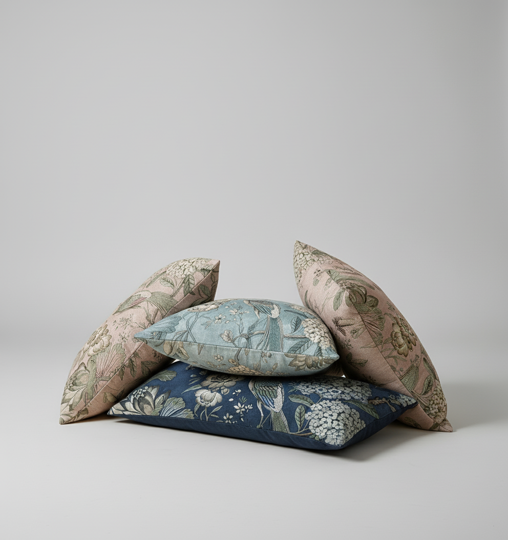 Villeneuve Aqua Pillow Cover