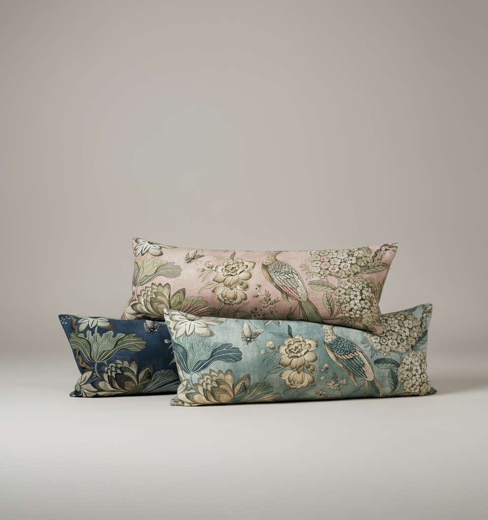 Villeneuve Aqua Pillow Cover