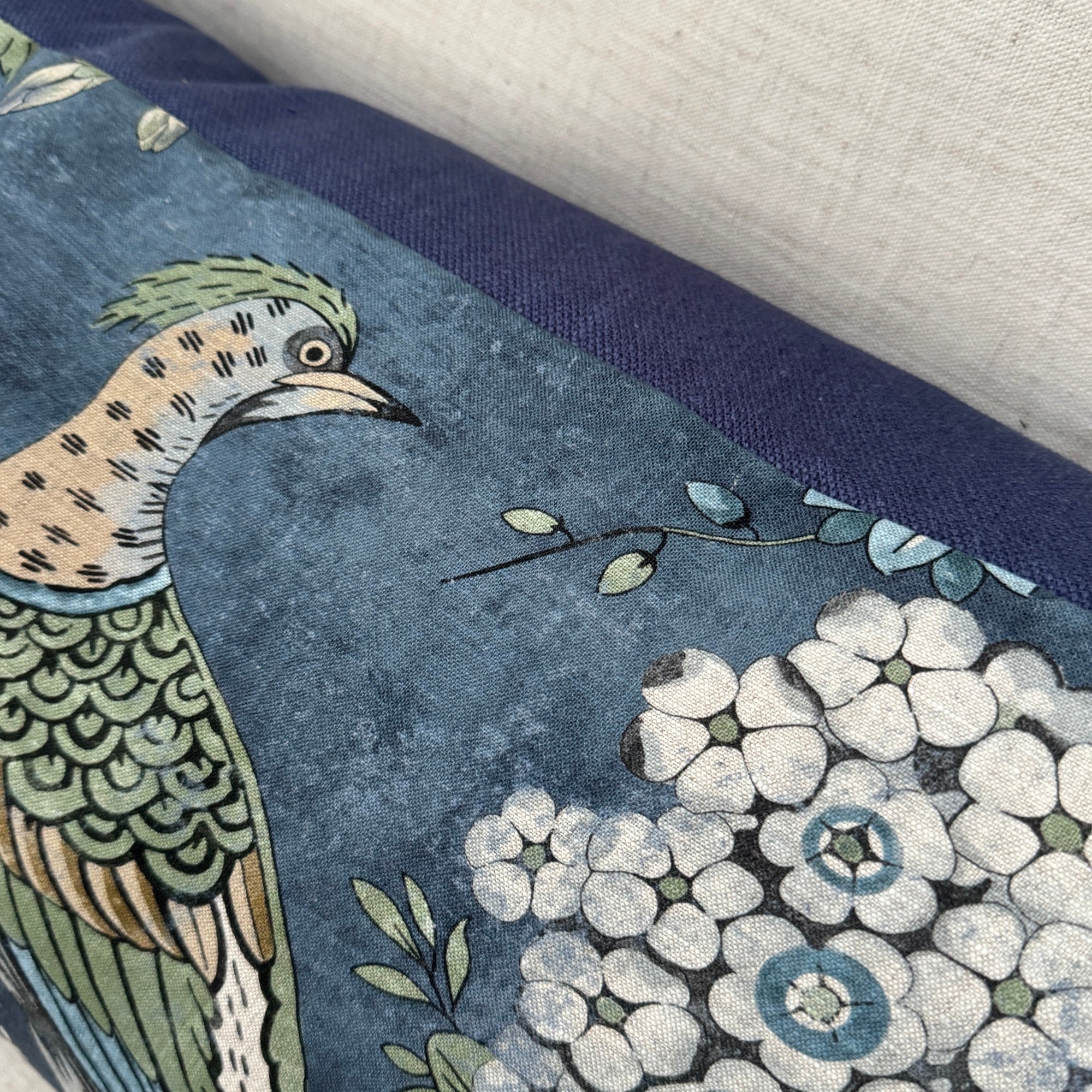 Villeneuve Navy Pillow Cover