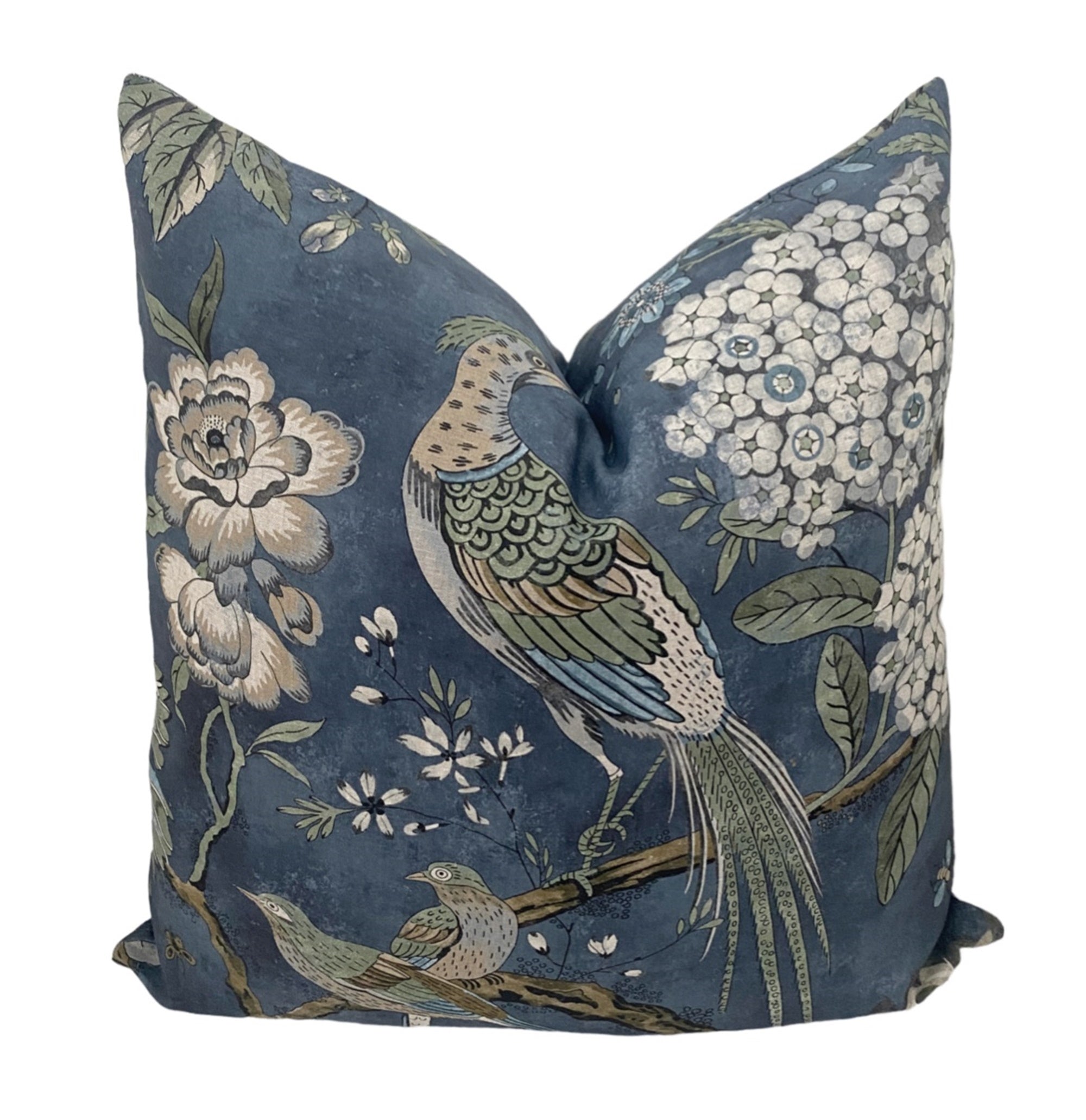 Villeneuve Navy Pillow Cover