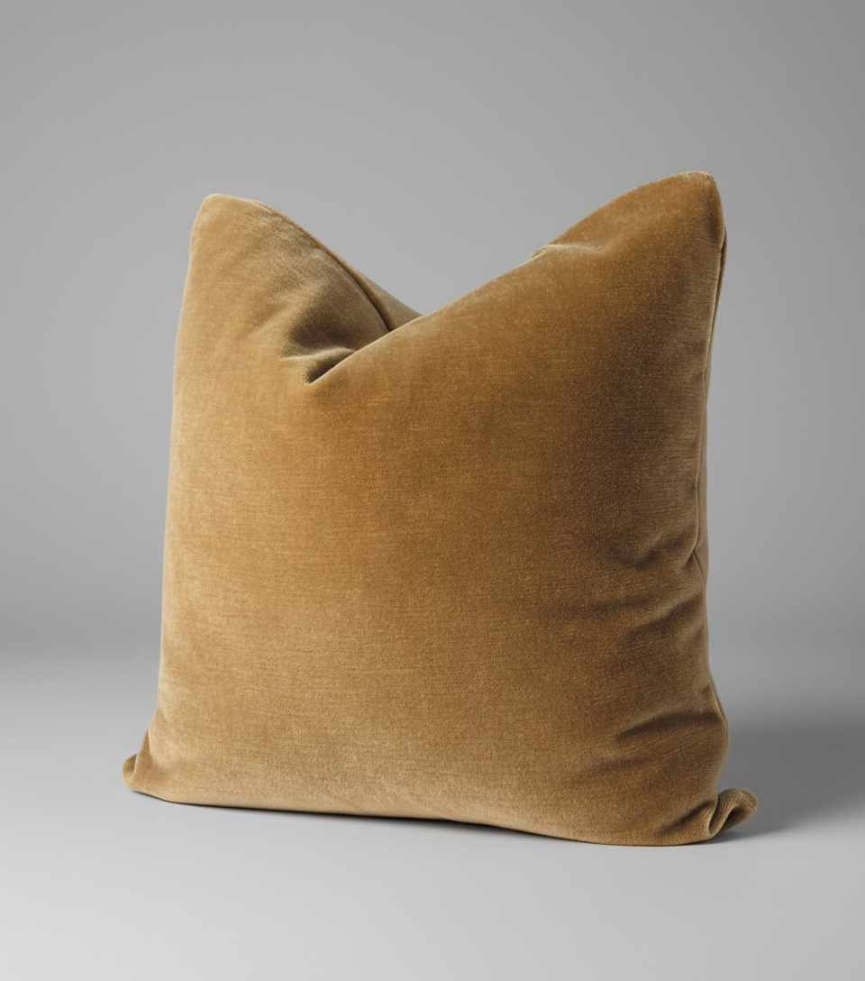 Marly & Mohair Luxury Verdure Velvet Pillow Cover - Forest Greens