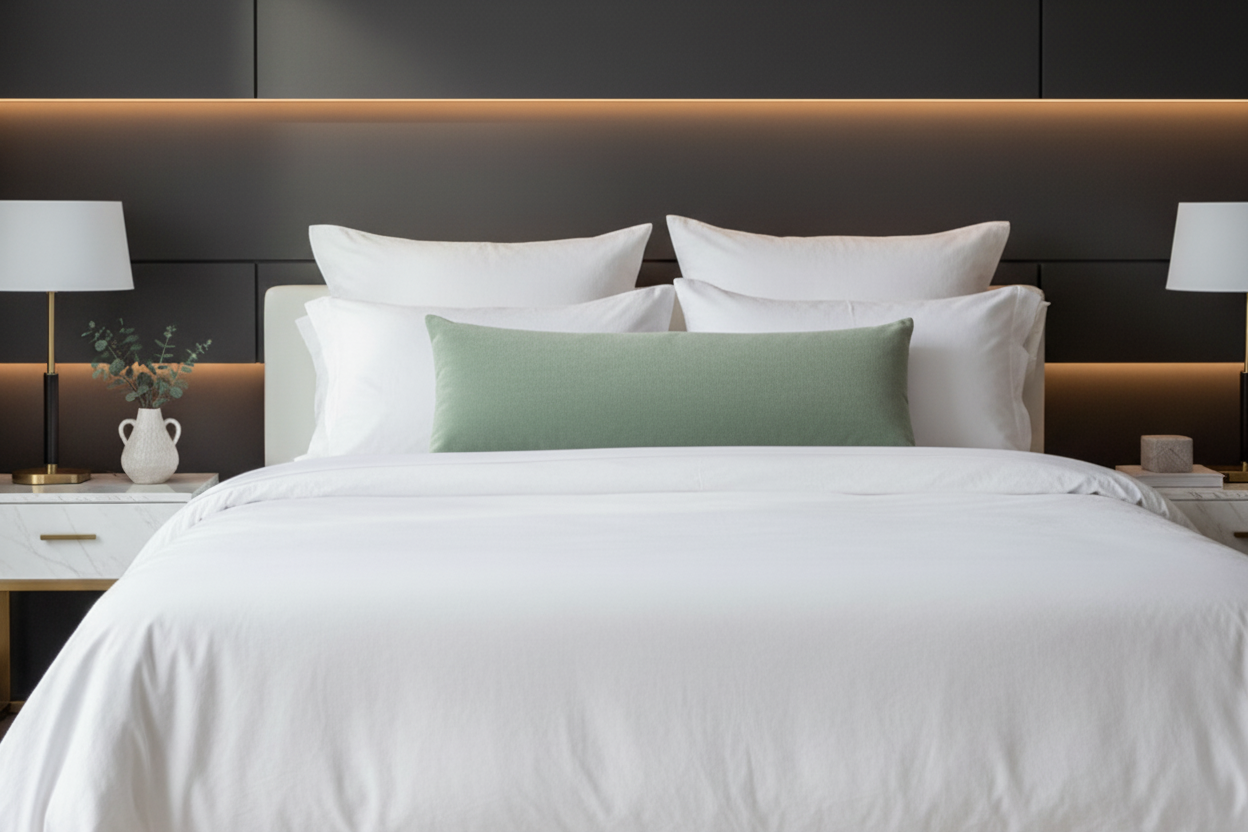 Mohair Pillow Cover in Celadon