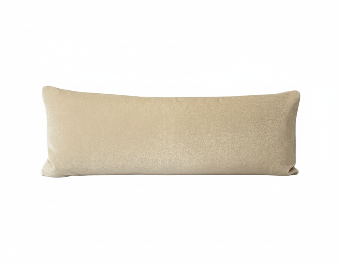 Cremello Mohair Pillow Cover