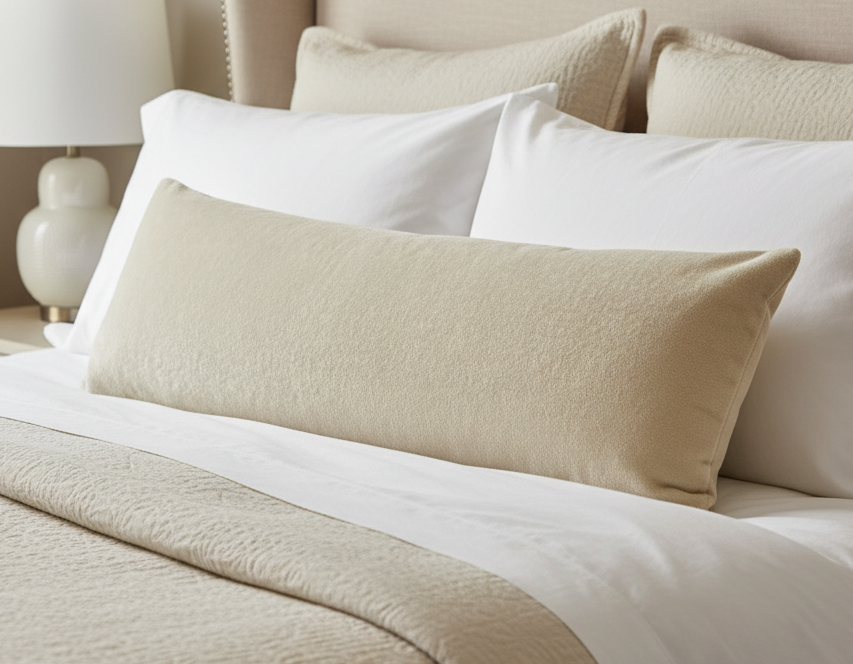 Cremello Mohair Pillow Cover