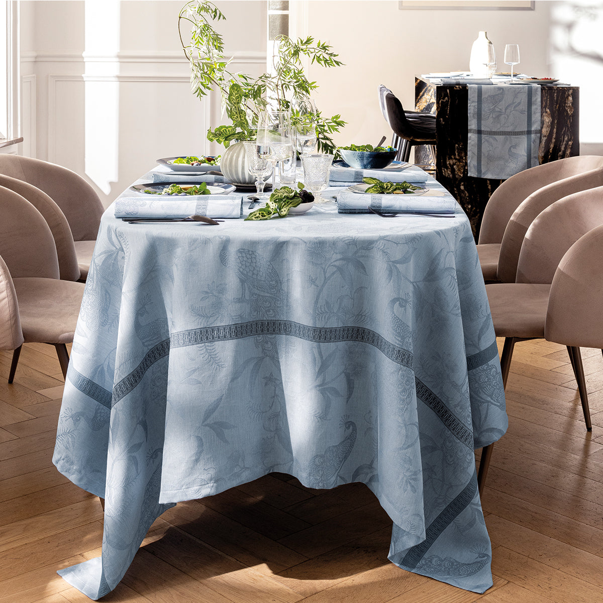 Le Jacquard Français À l'orangerie Collection - Chardon (Blue)