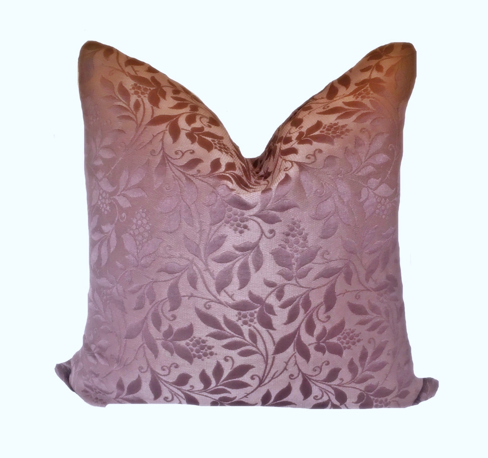 Lilac Italian Floral Pillow Cover