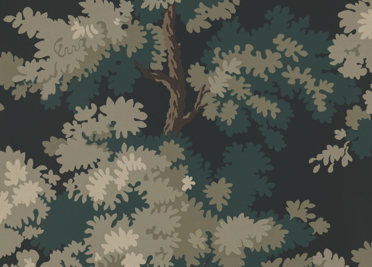 Sandberg Raphael Wallpaper - Charcoal
