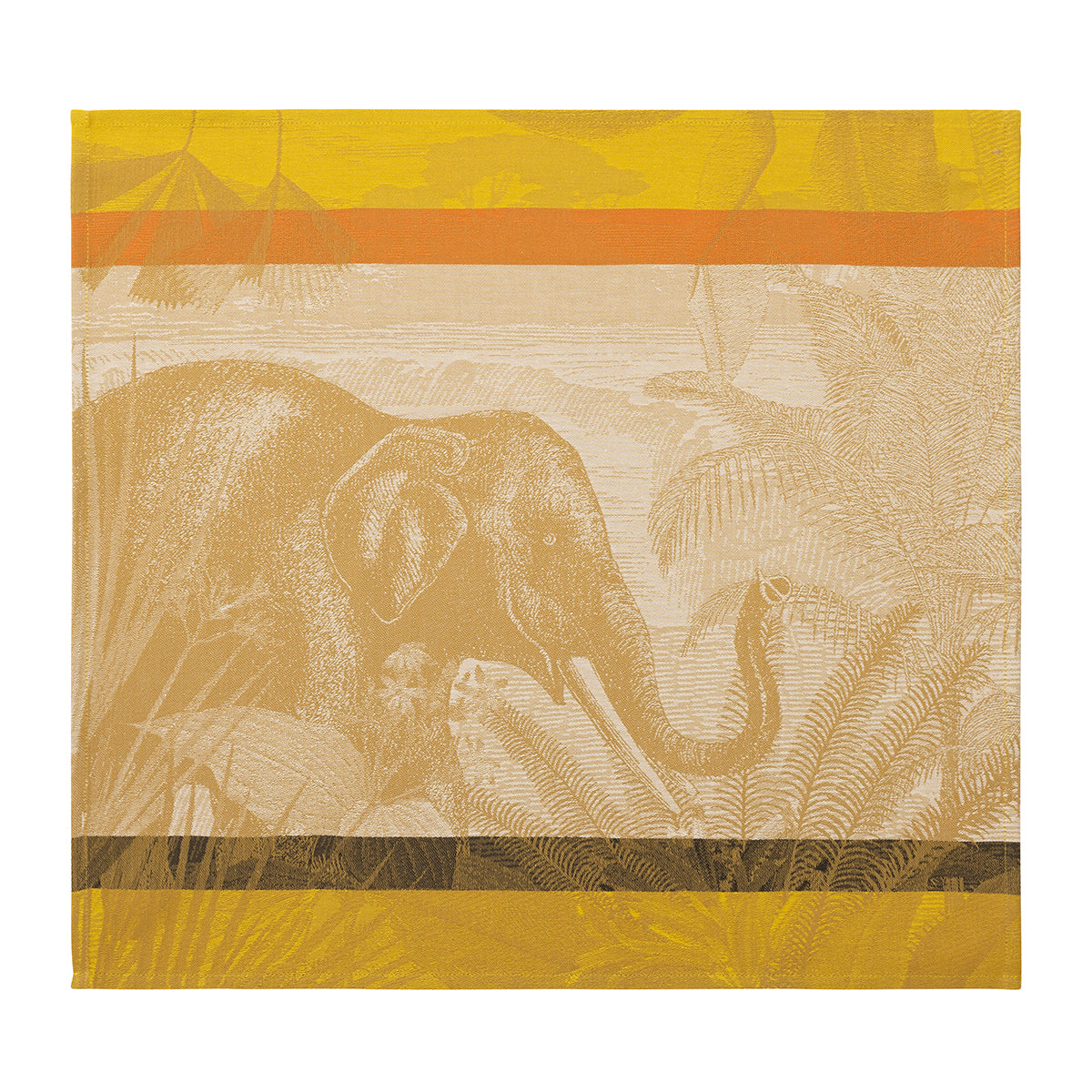 Le Jacquard Français Sinharâja Napkins - Fauve (Yellow)