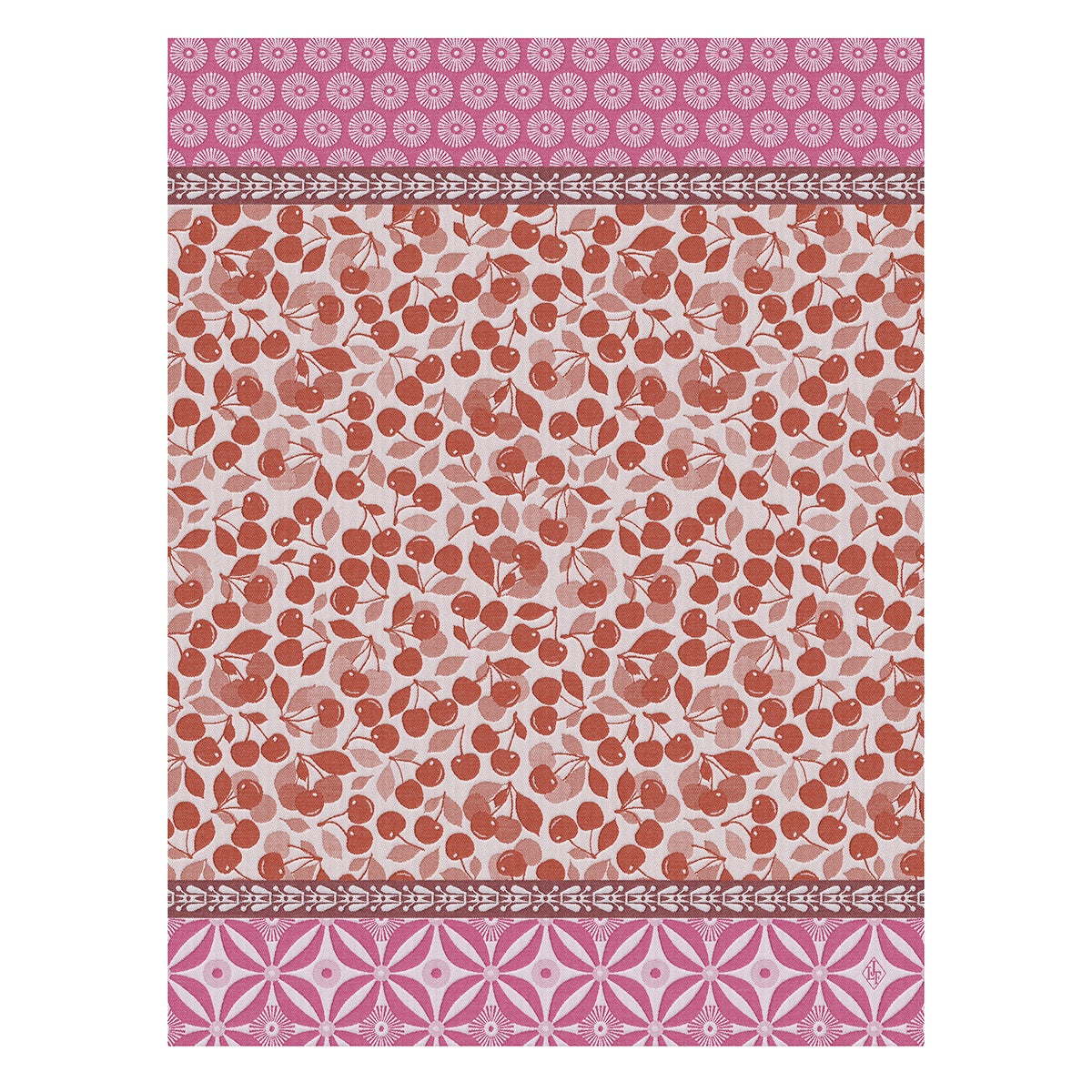 Cerises Tea Towel - Griotte (Red)