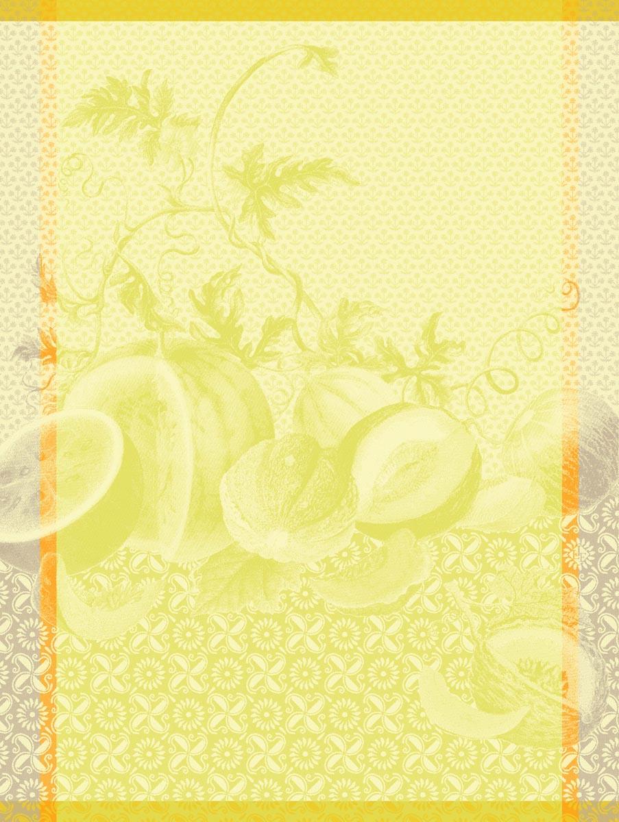 Éclats du Midi Tea Towel - Green