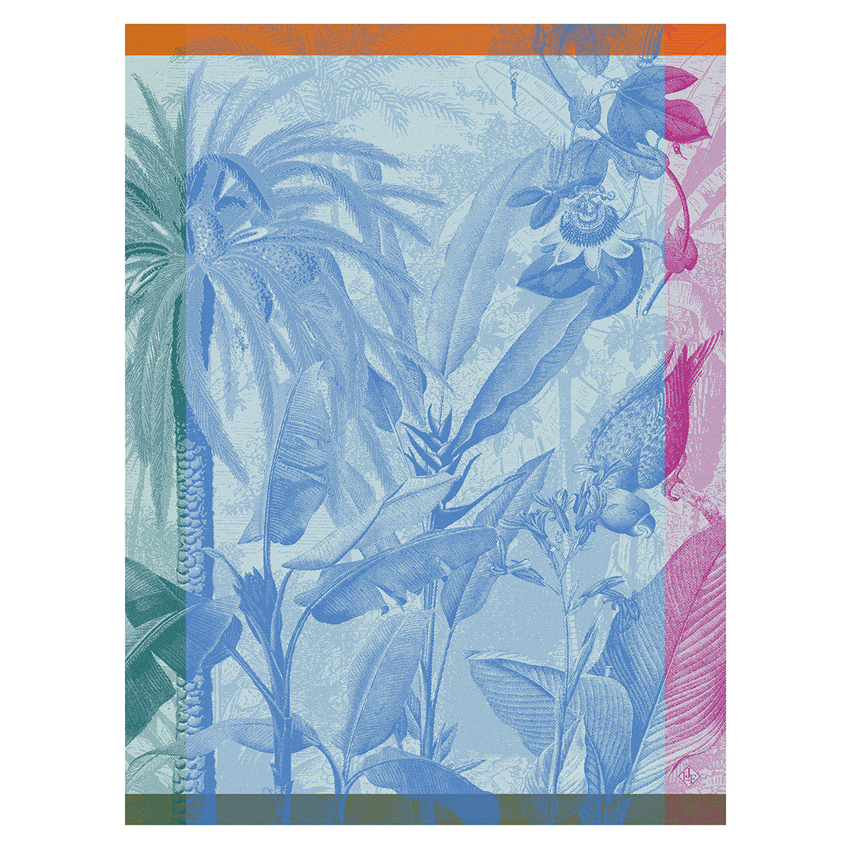 Équateur Tea Towel - Ara (Blue)
