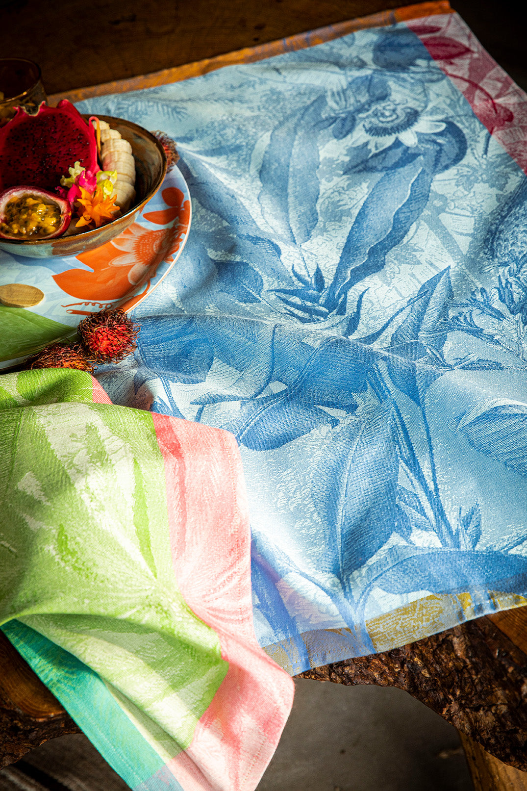 Équateur Tea Towel - Perroquet (Green)