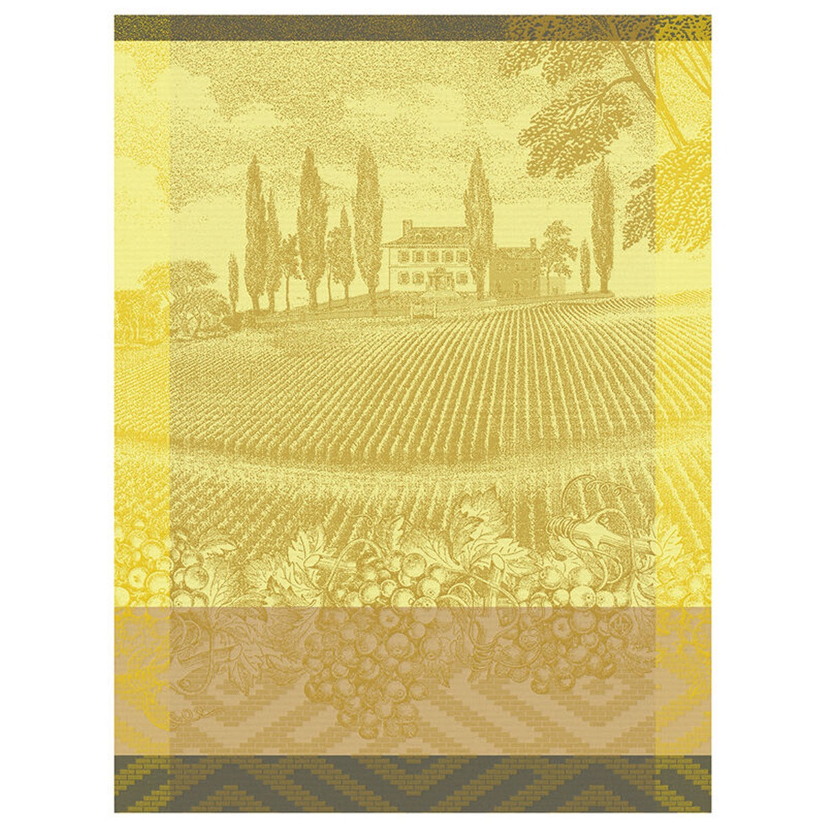 Vignoble Tea Towel - Terre (Yellow)
