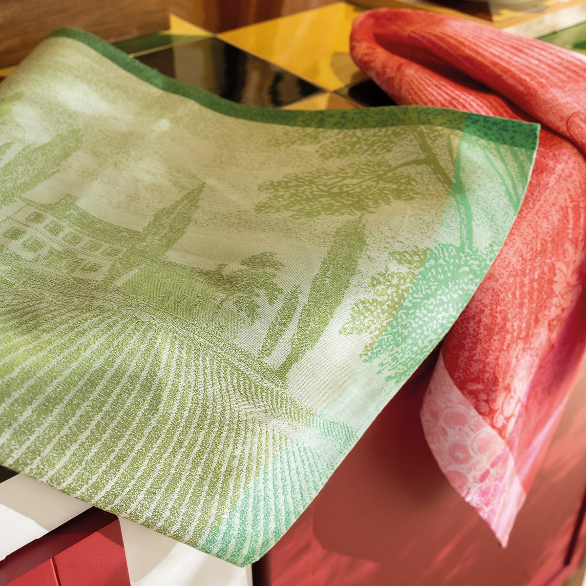 Vignoble Tea Towel - Vigne (Green)