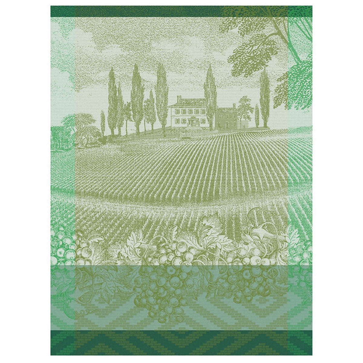 Vignoble Tea Towel - Vigne (Green)