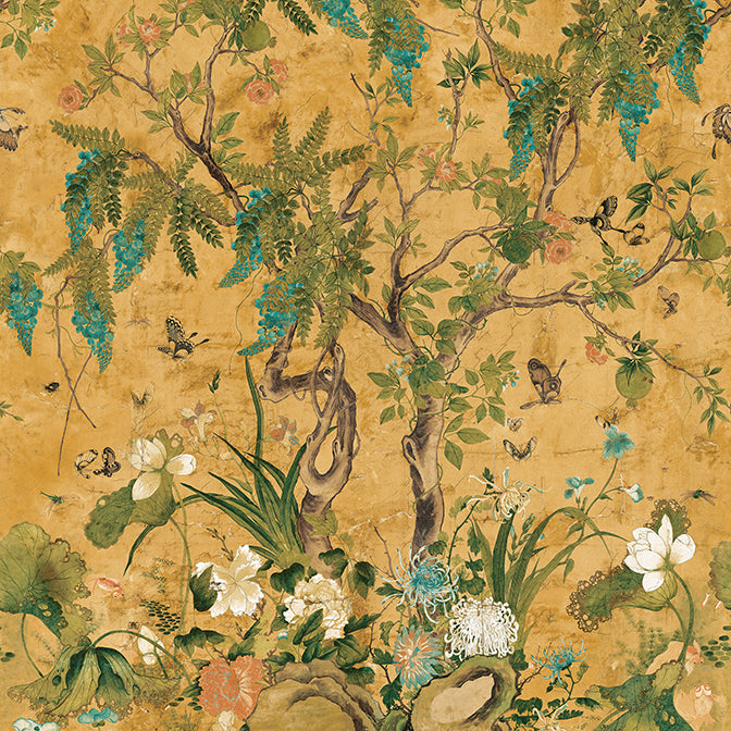 Wild Wisteria Wallpaper Mural