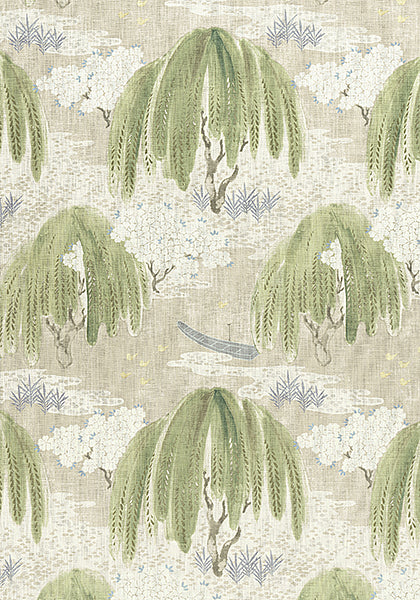 Anna French Willow Tree Fabric - Beige
