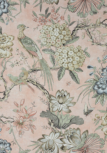 Thibaut Villeneuve Fabric - Blush