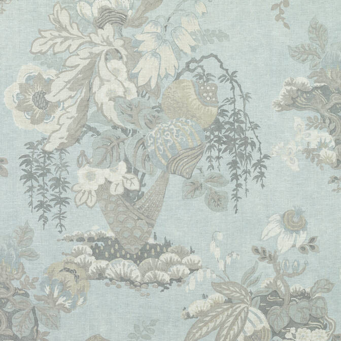 Anna French Fairbanks Fabric - Spa Blue
