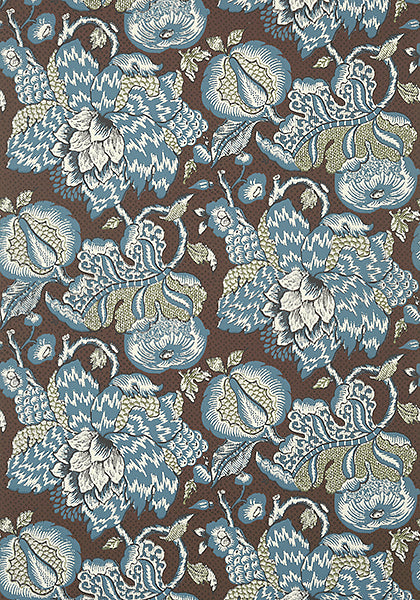 Anna French Westmont Fabric- Brown and Slate