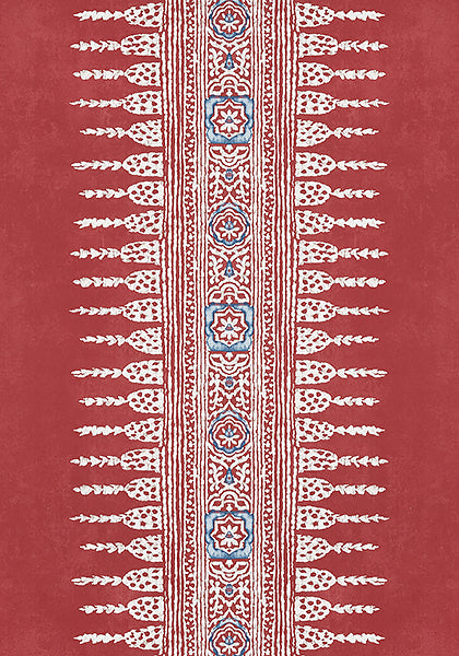 Anna French Javanese Stripe Fabric - Red