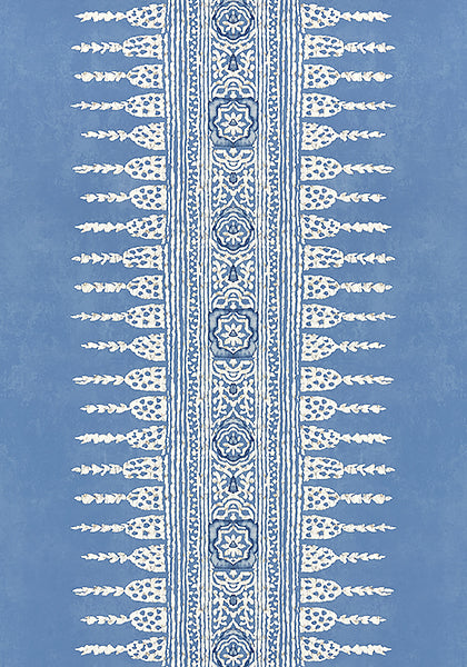Anna French Javanese Stripe Fabric - Wedgewood Blue