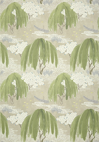 Anna French Willow Tree Wallpaper - Beige