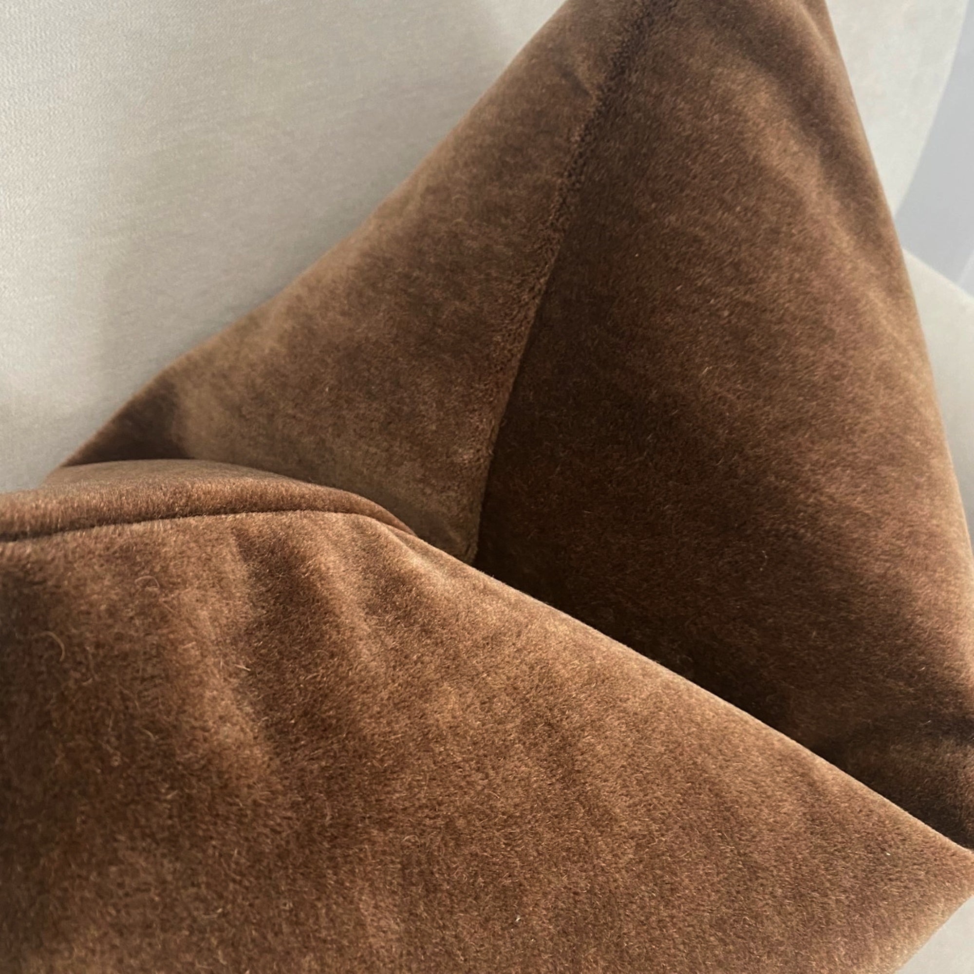 Mohair Pillow Cover in Hickory