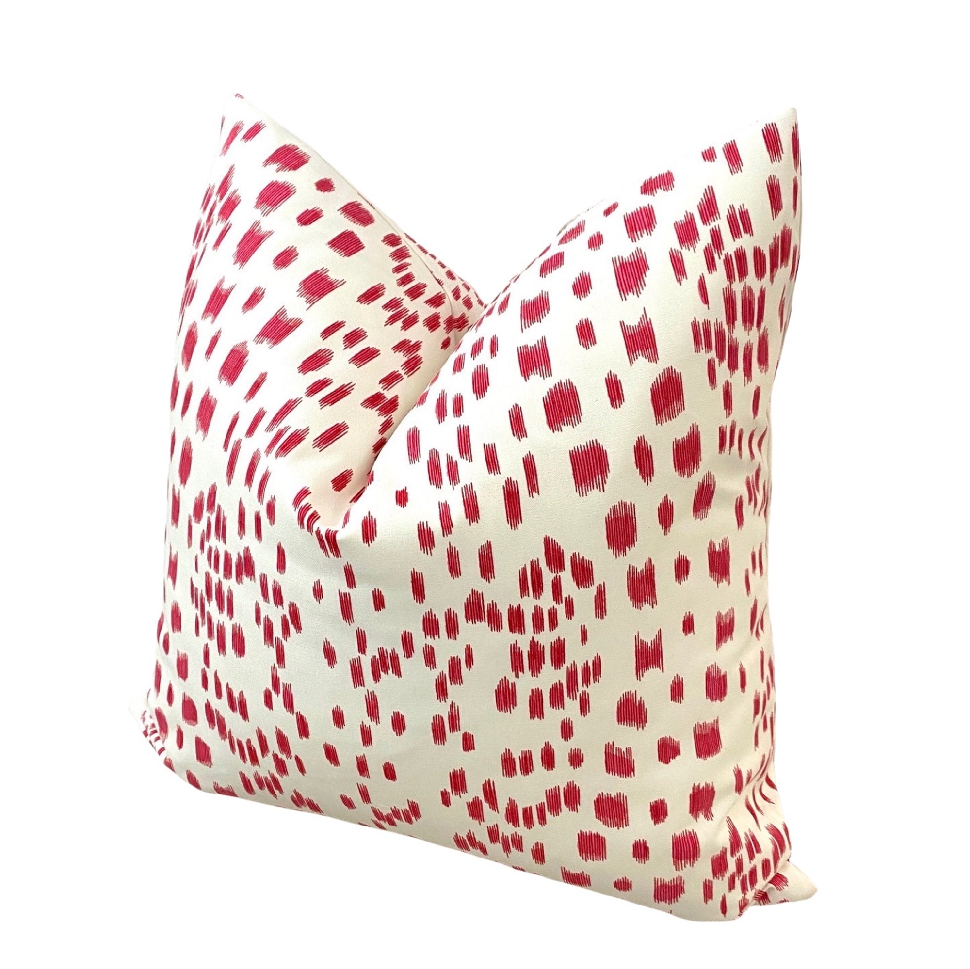 Pink Abstract Animal Print Pillow Cover