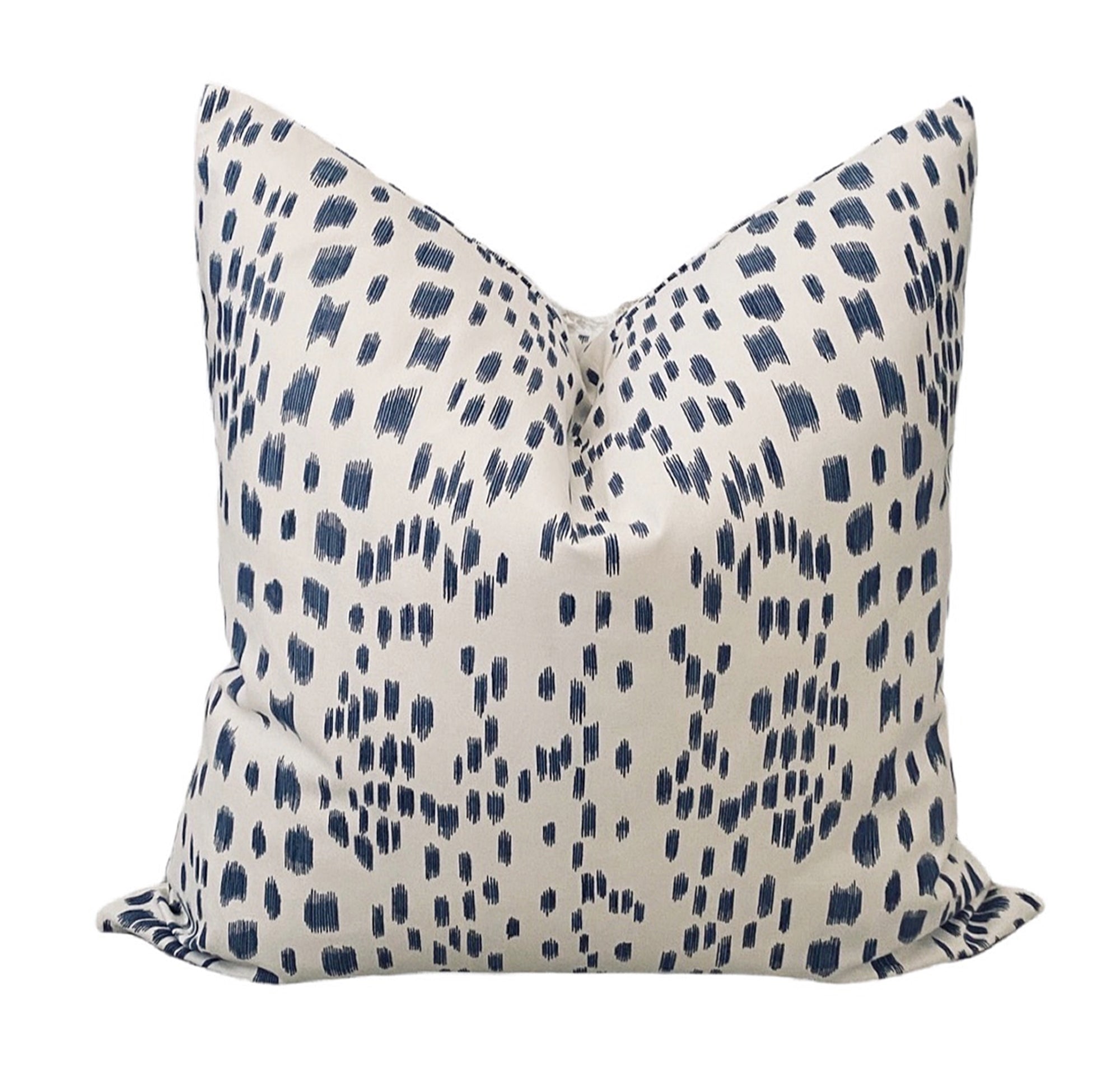 Blue Abstract Animal Print Pillow Cover