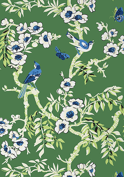 Thibaut Yukio Fabric - Green