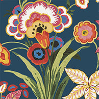 Thibaut Pasadena Navy Wallpaper