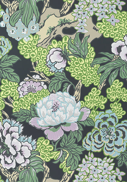 Thibaut Honshu Wallpaper - Grey
