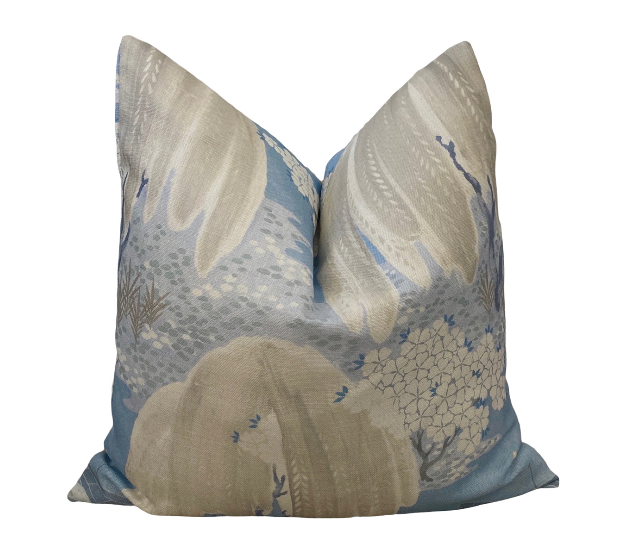 Anna French Willow Tree Pillow Cover Soft Blue