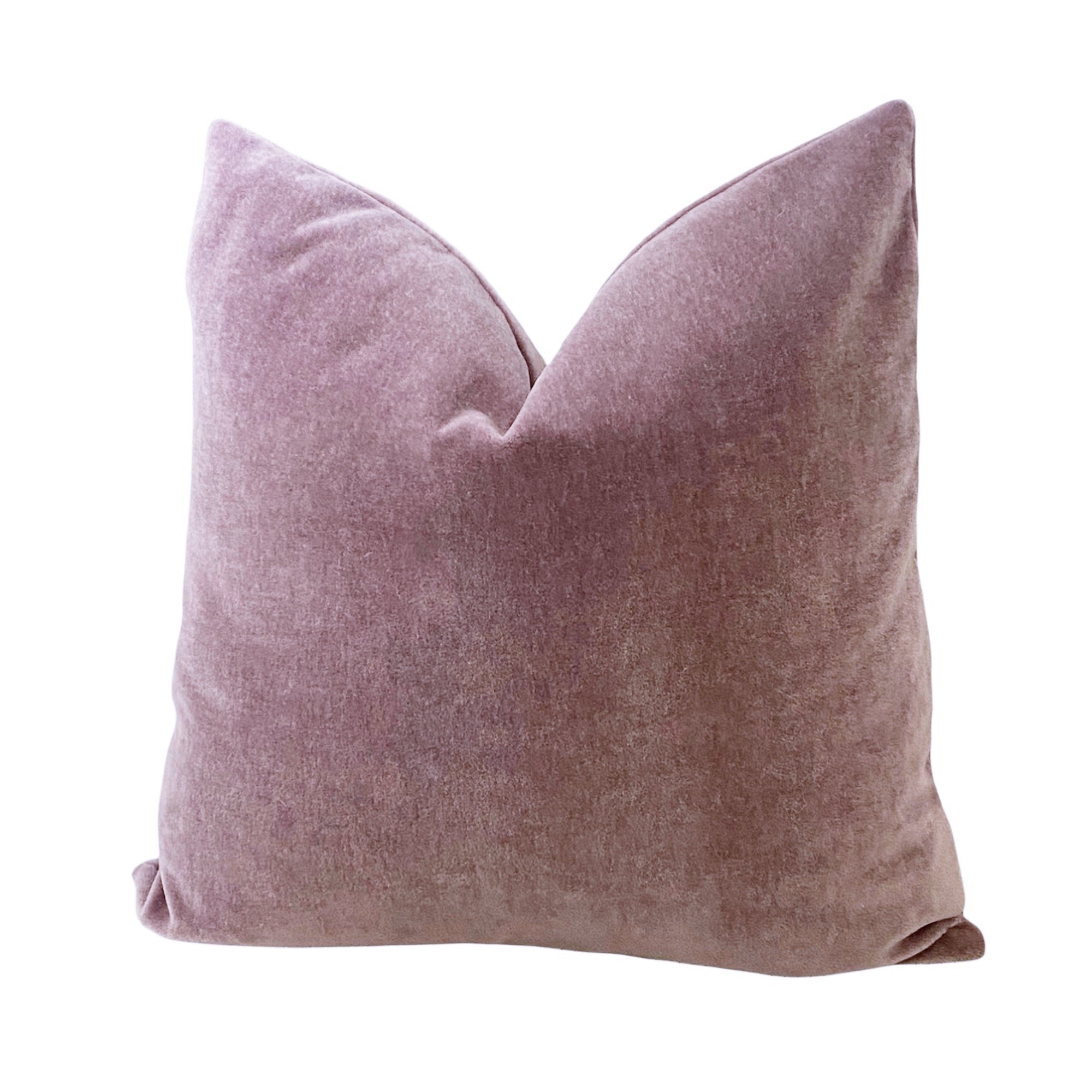 Amethyst Lumbar Mohair Pillow Covers