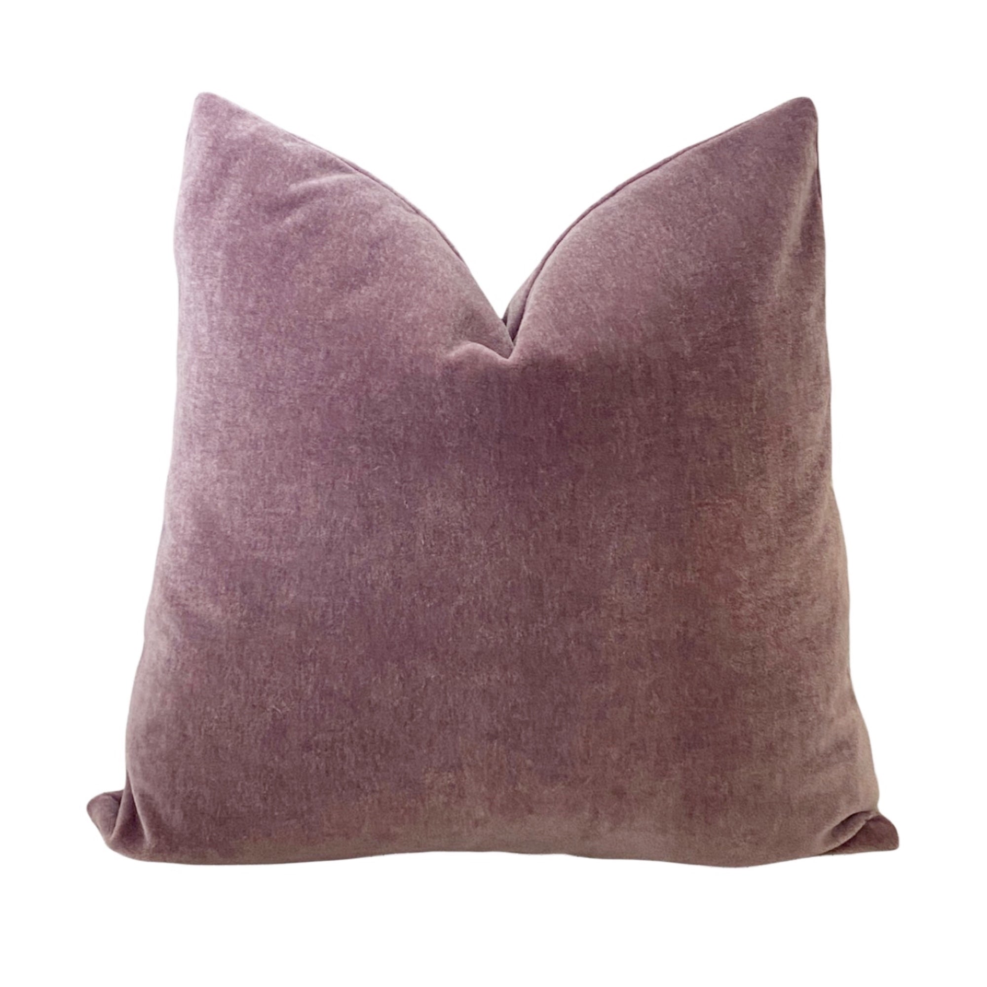 Amethyst Mohair Pillow