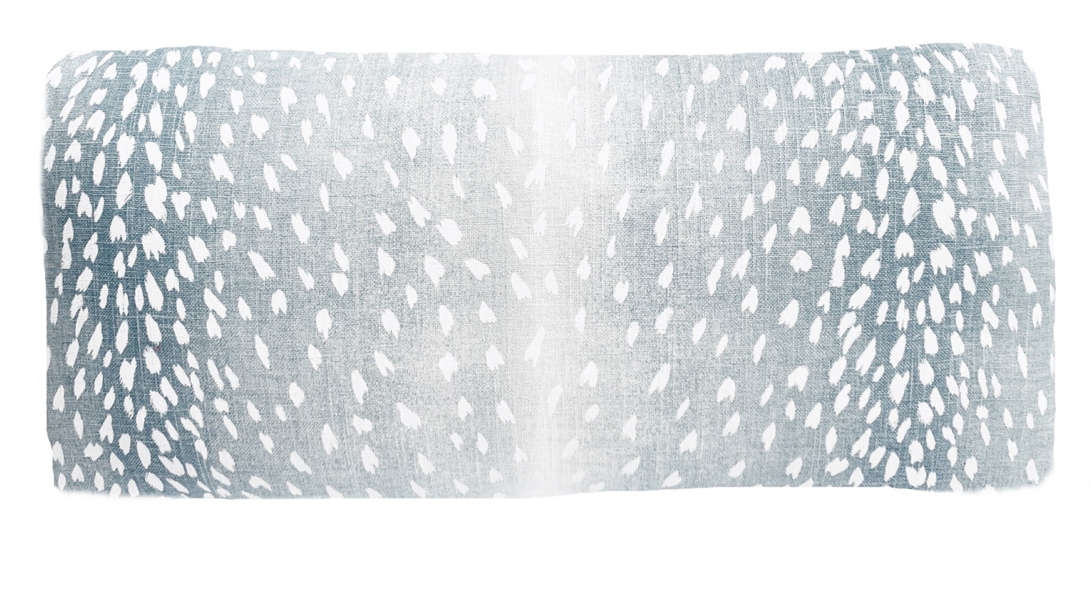 Blue Animal Print Lumbar Pillow Cover