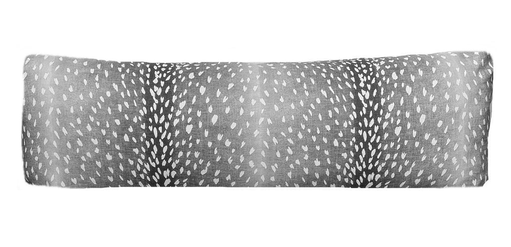 44" Charcoal Antelope Print Pillow Cover
