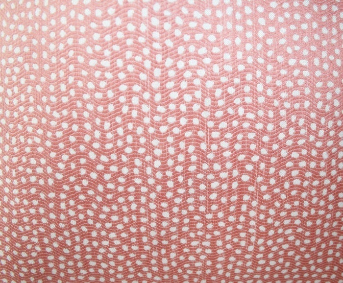 Coral Spotted Pillow Cover