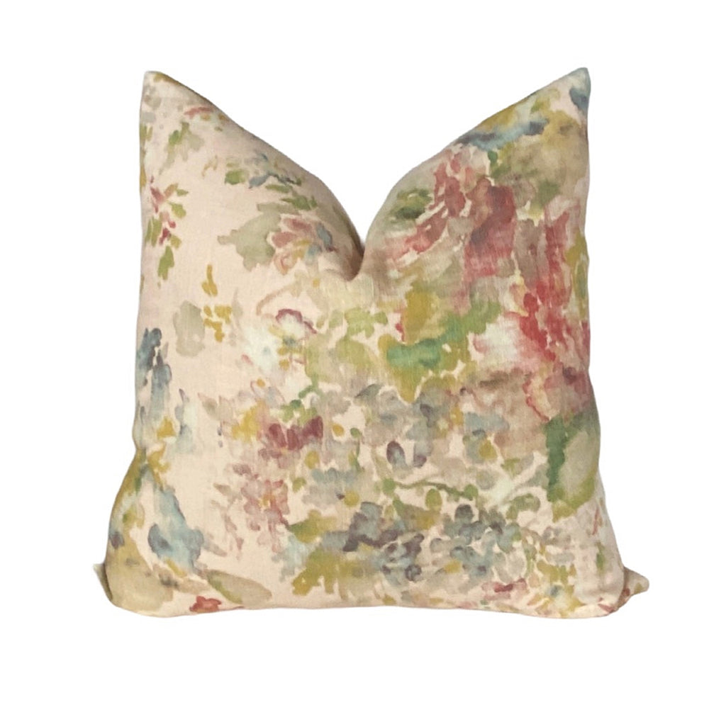 Pastel Floral Pillow