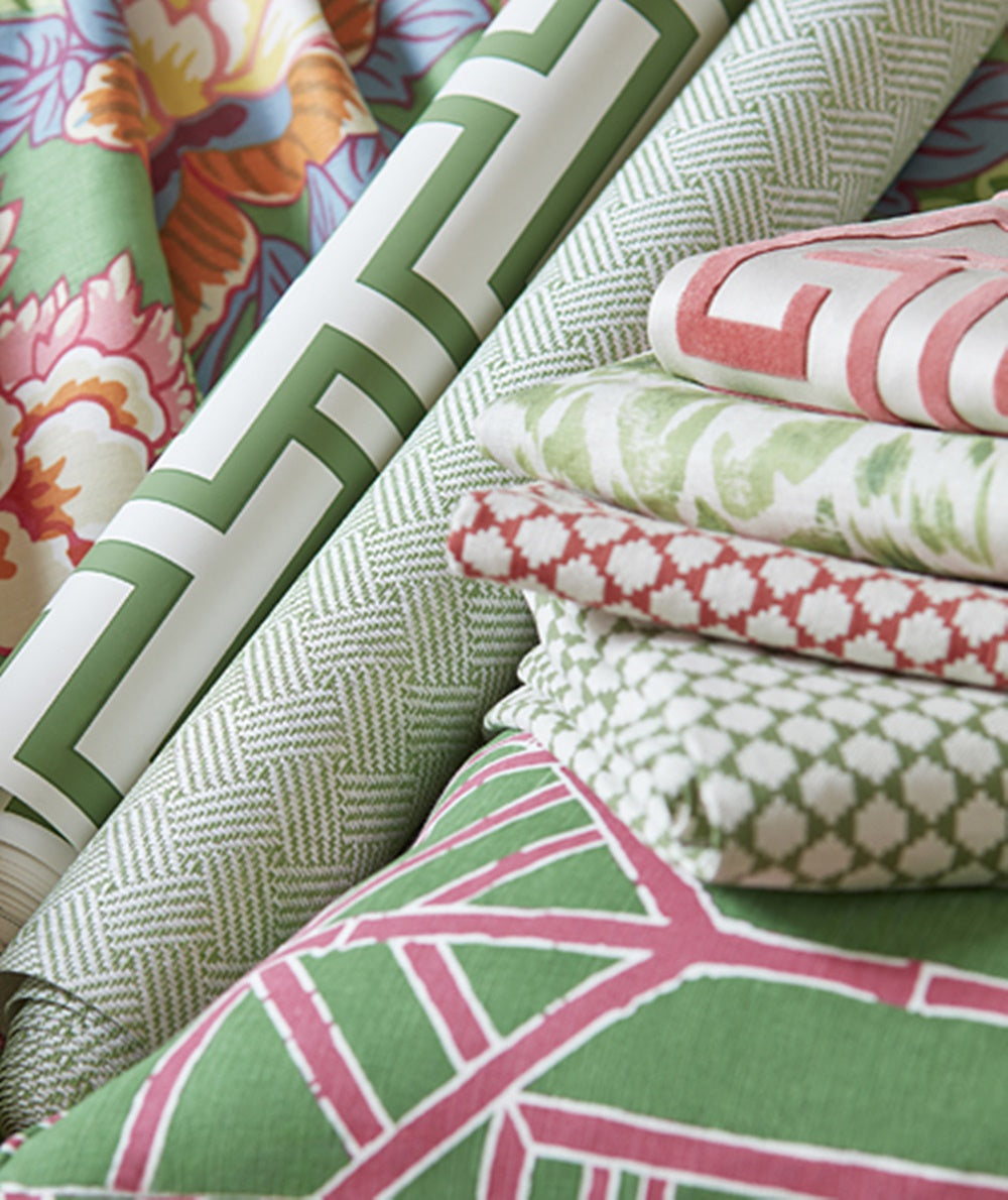 Thibaut Ming Trail Wallpaper - Green