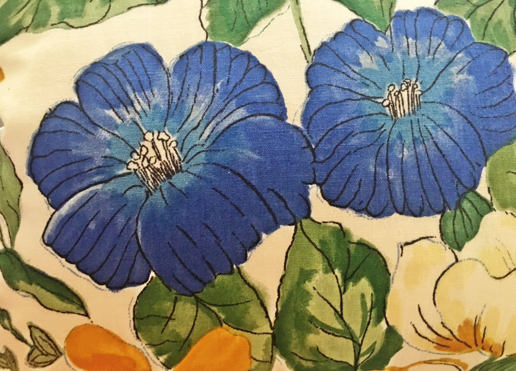 Custom Vintage Lorenzo Rubelli Floral Pillow Cover