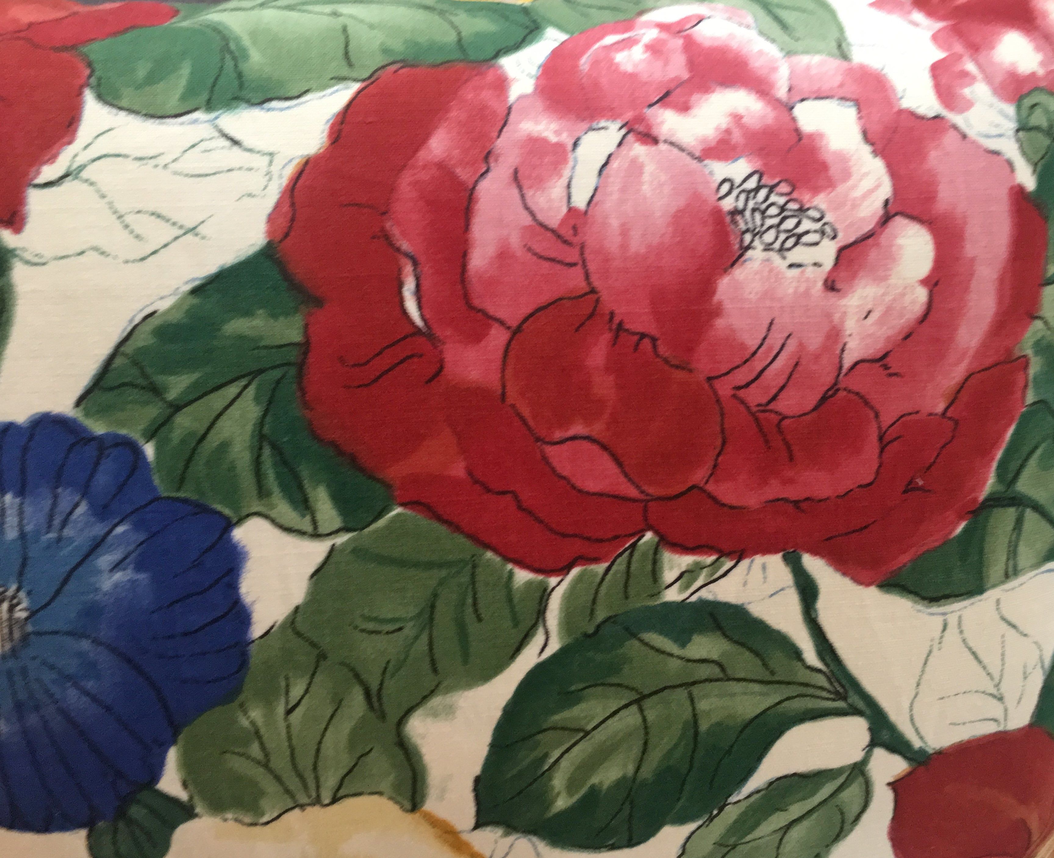 Custom Vintage Lorenzo Rubelli Floral Pillow Cover