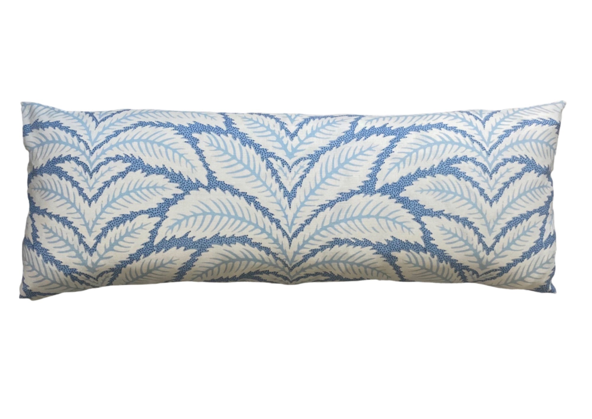 Botanical Pillow Cover - Blue And White