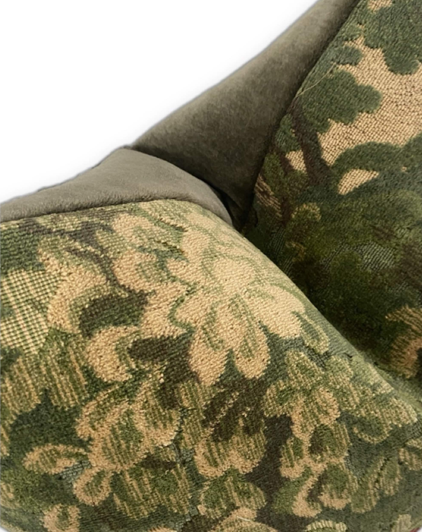 Marly & Mohair Luxury Verdure Velvet Pillow Cover - Forest Greens