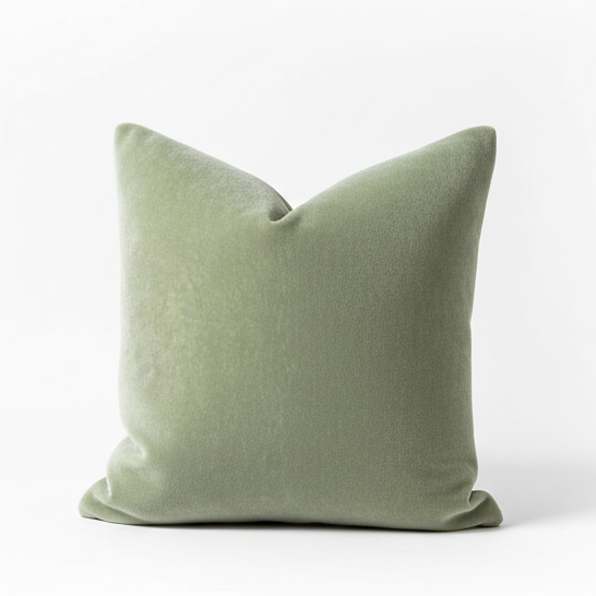 Mohair Pillow Cover in Celadon