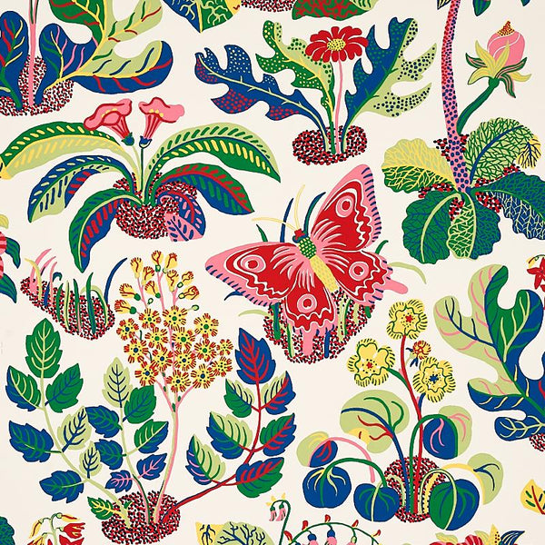 Schumacher Exotic Buttefly Wallpaper - Spring