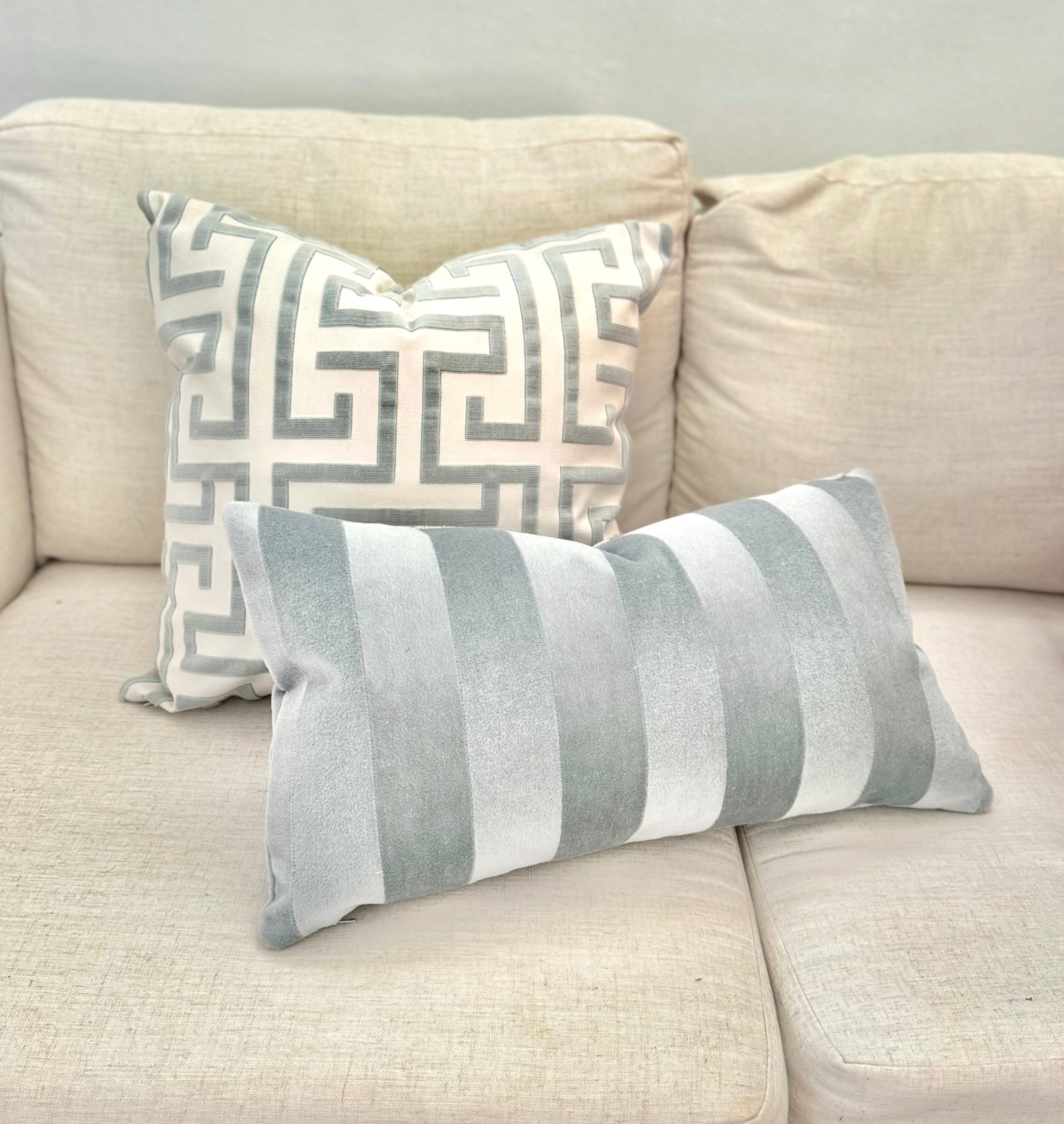 Pool European Mohair Pillow Cover