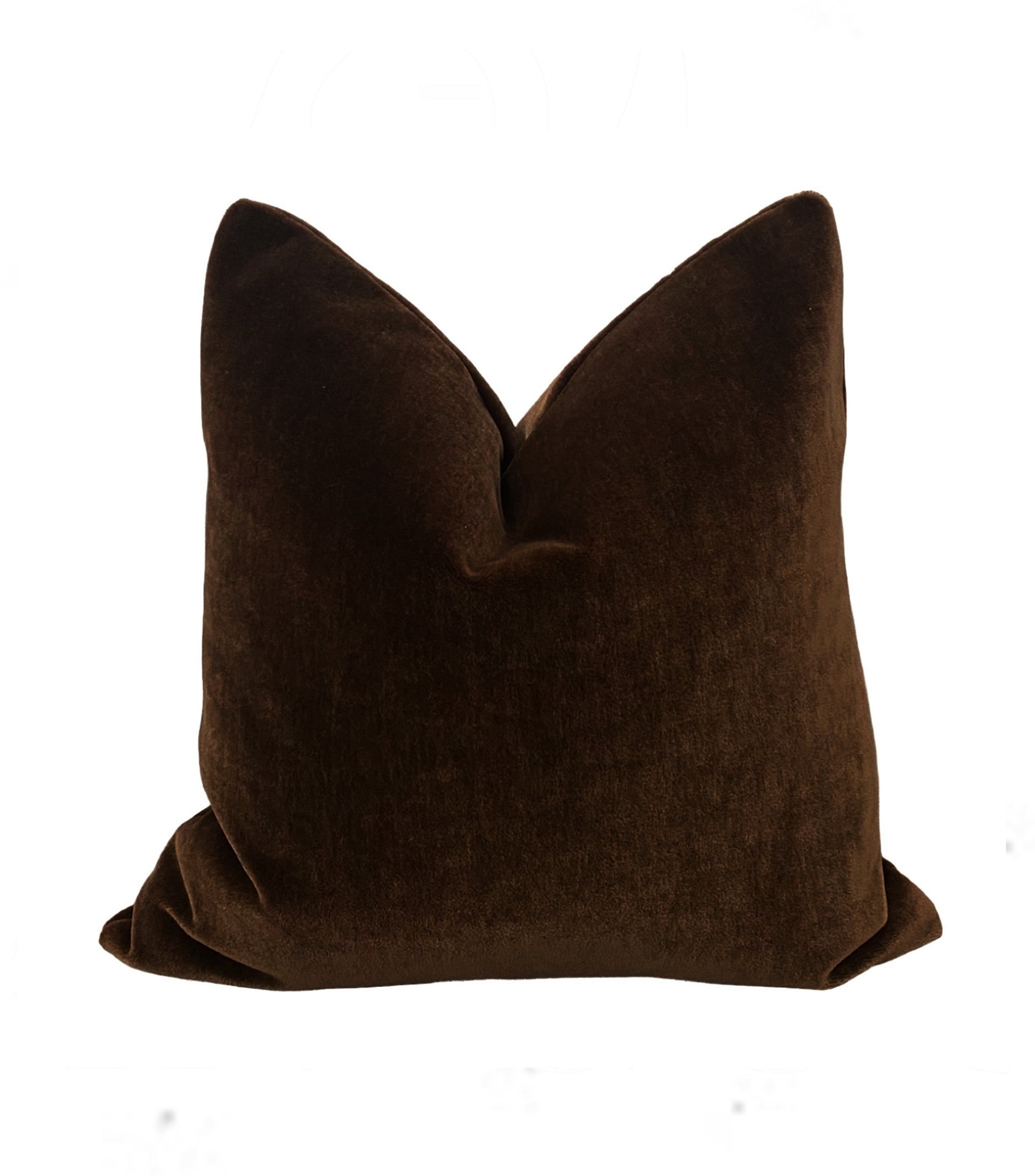 Mohair Pillow Cover in Italian Roast